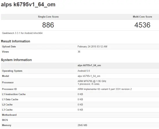 mtk geekbench