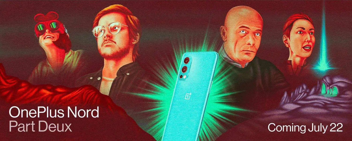oneplus nord 2 teaser poster