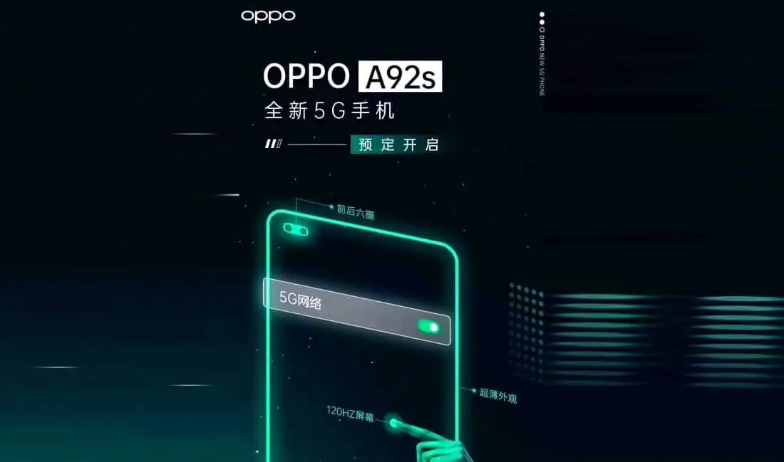 oppo a92s screen