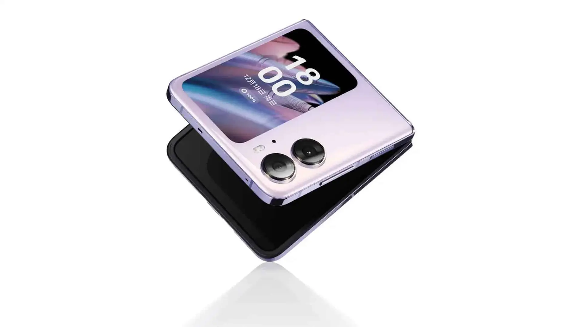 oppo find n2 flip purple