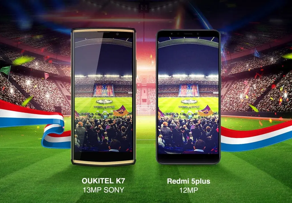oukitel k7 vs redmi 5 plus
