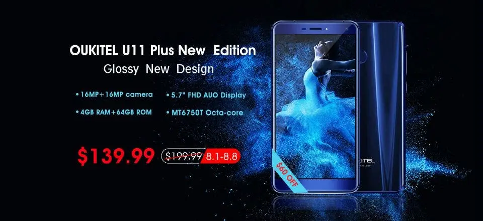 oukitel u11 plus presale