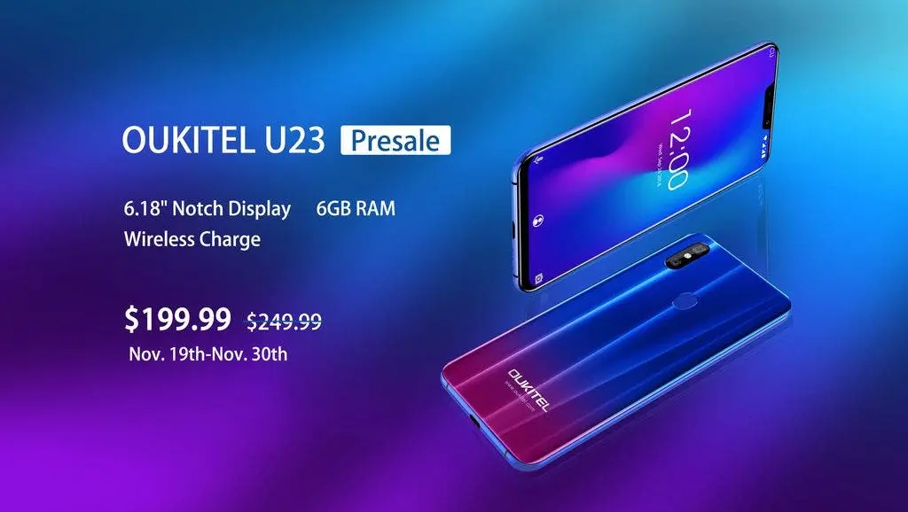 oukitel u23 presale