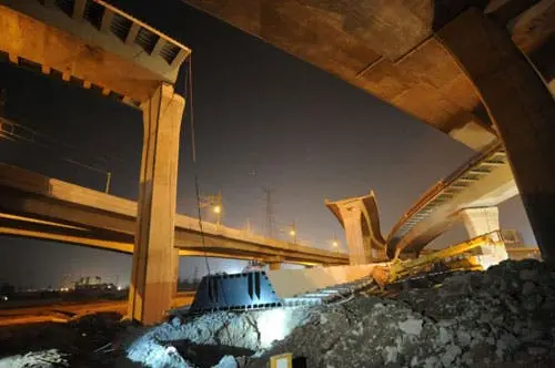overpass overturns killing 7 nanjing city