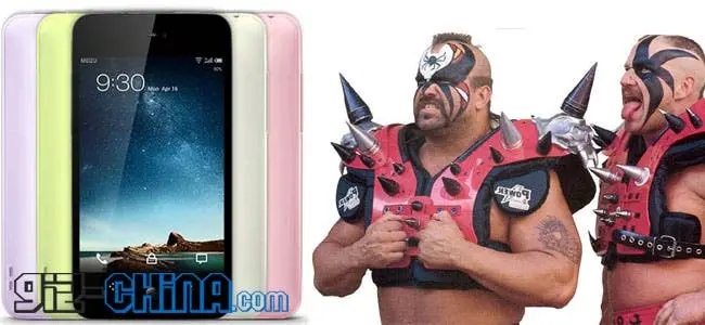 pink 4 core meizu mx android phone
