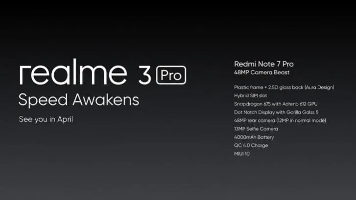 realme 3 pro
