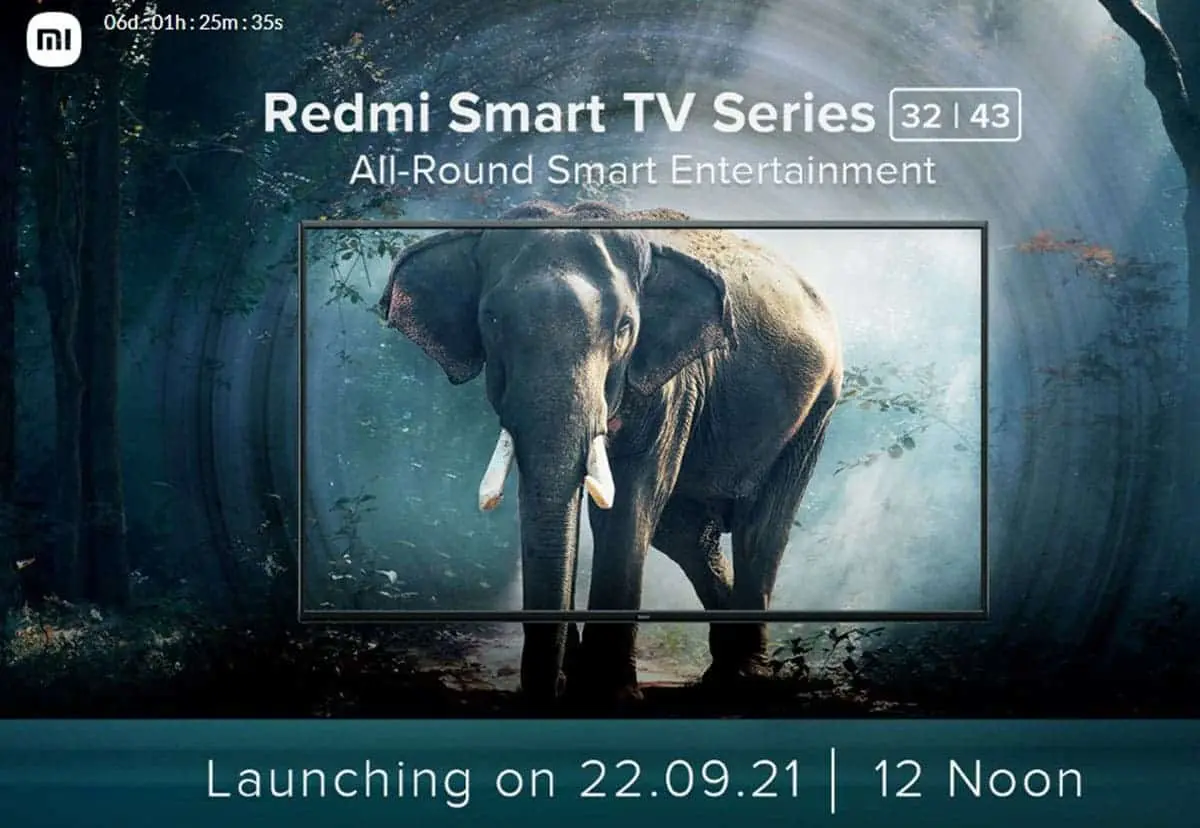 redmi smart tv series india launch