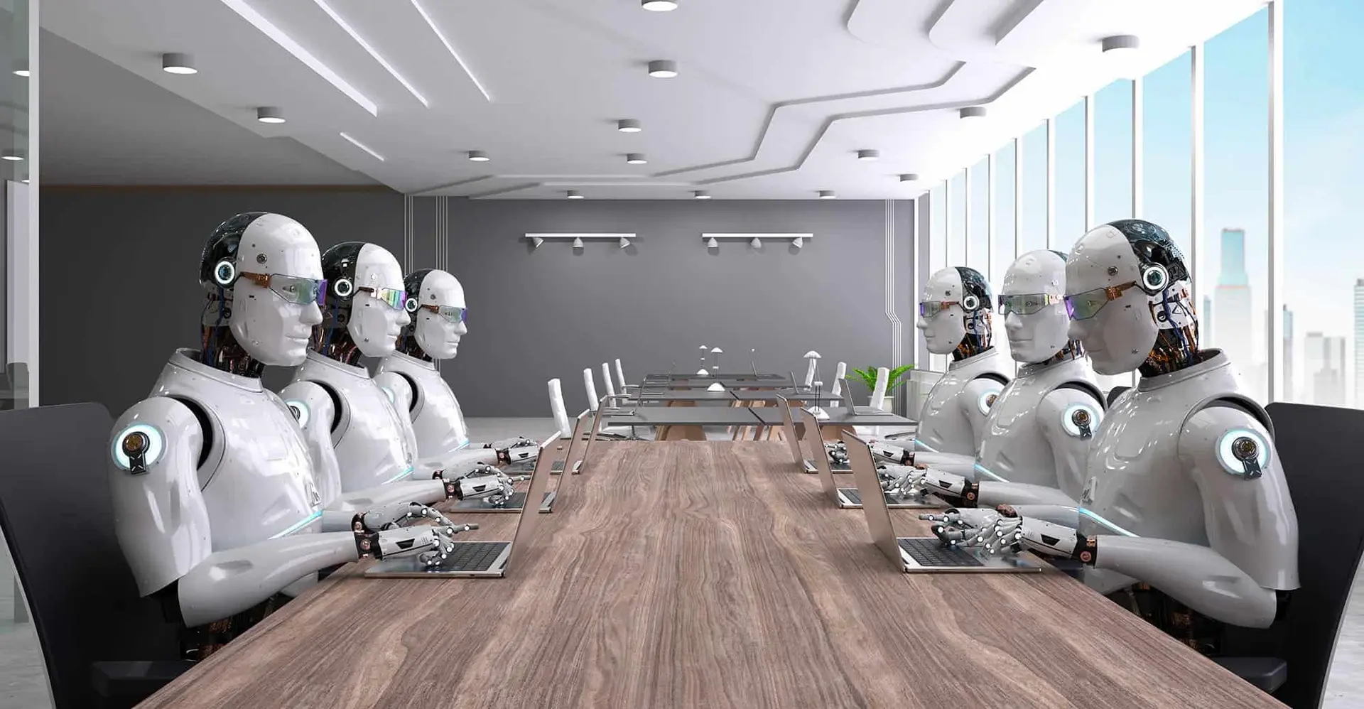 robots work