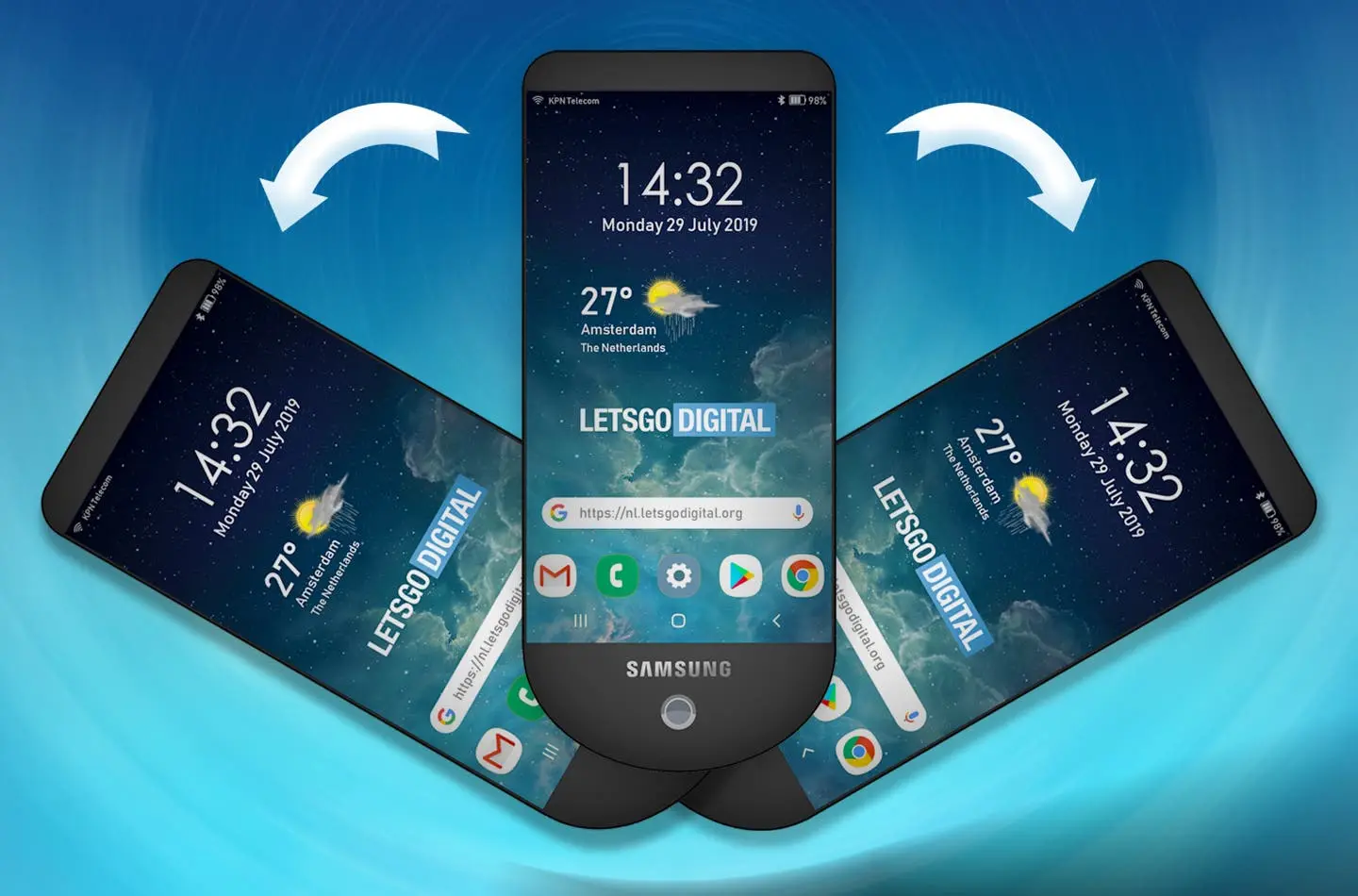 samsung 3screens phone