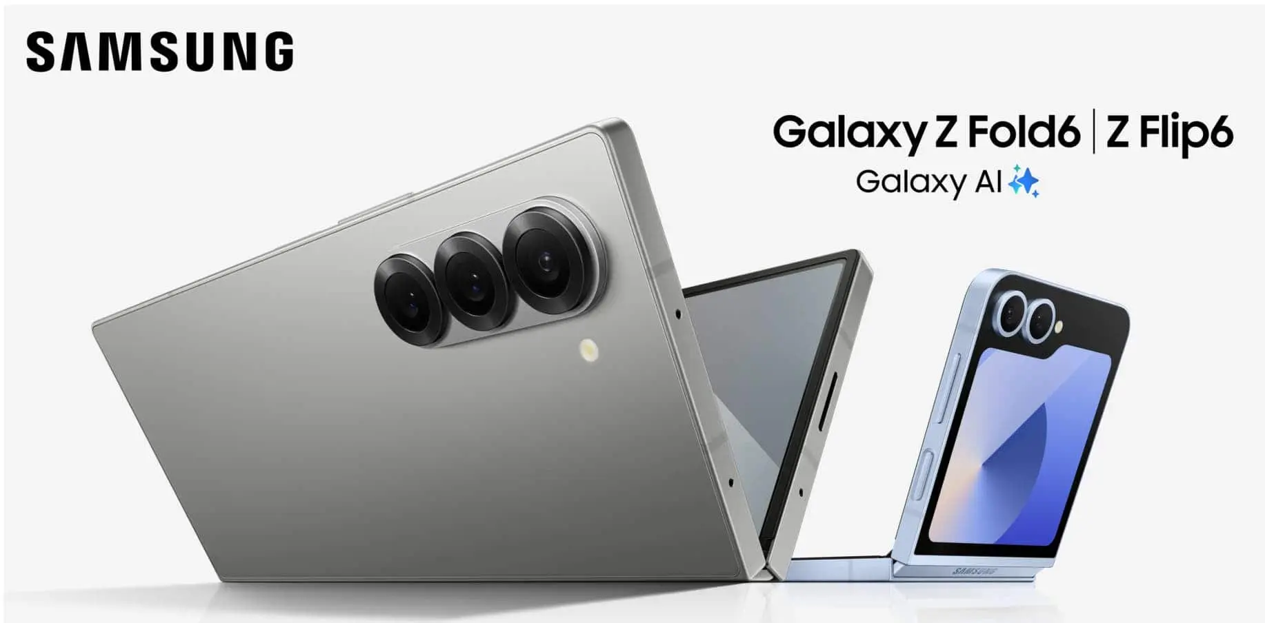 samsung galaxy z fold 6 and z flip 6 leaked poster