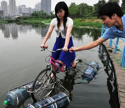 scared bike boat test