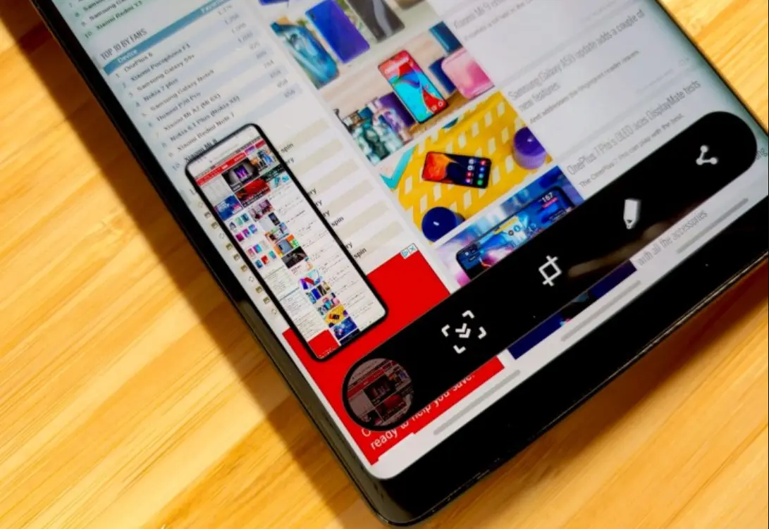 scrolling screenshot