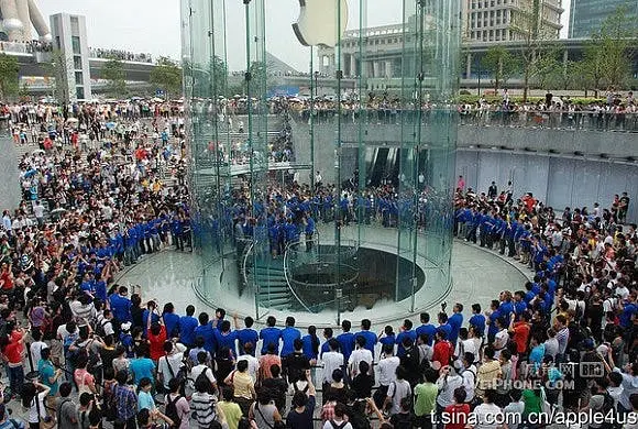 shanghai china apple store pudong opening july 10 2010