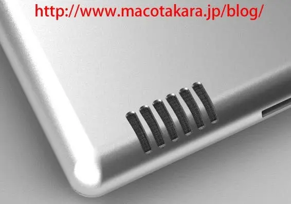 speaker grill ipad 2 render macotakara