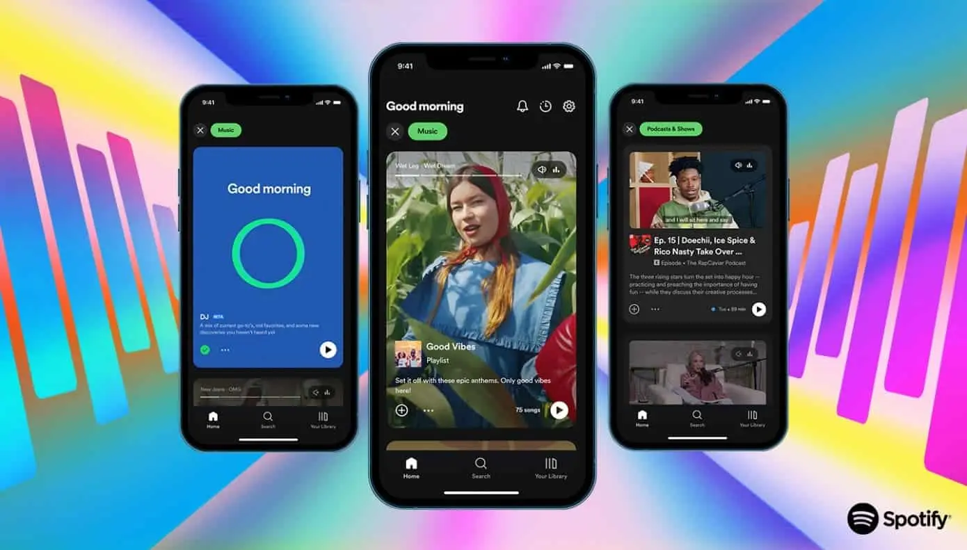spotify new interface