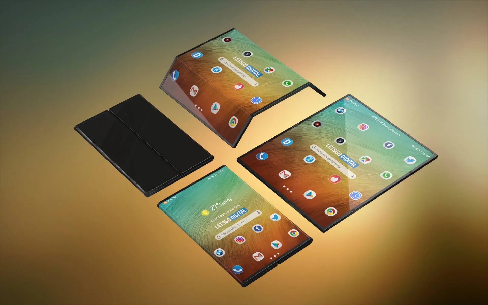 visionox folable phone patent