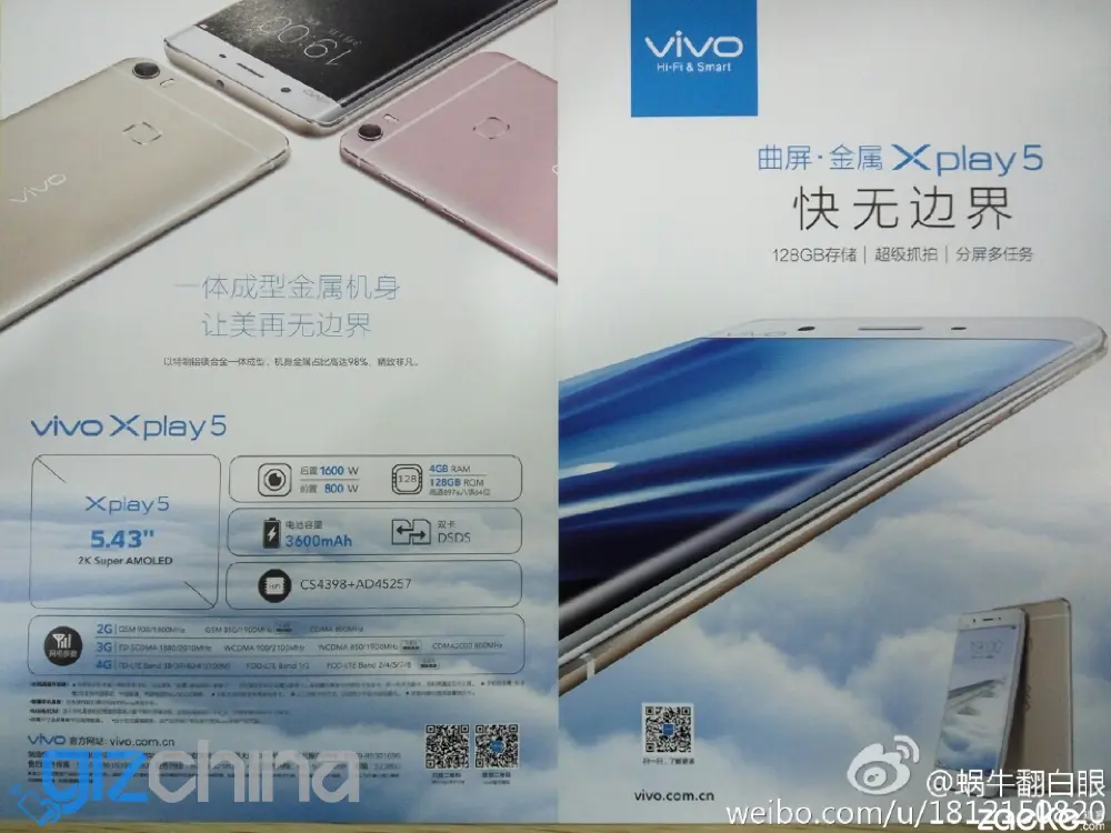 vivo xplay 5 full specs