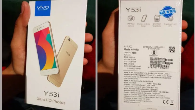 vivo y53i launch