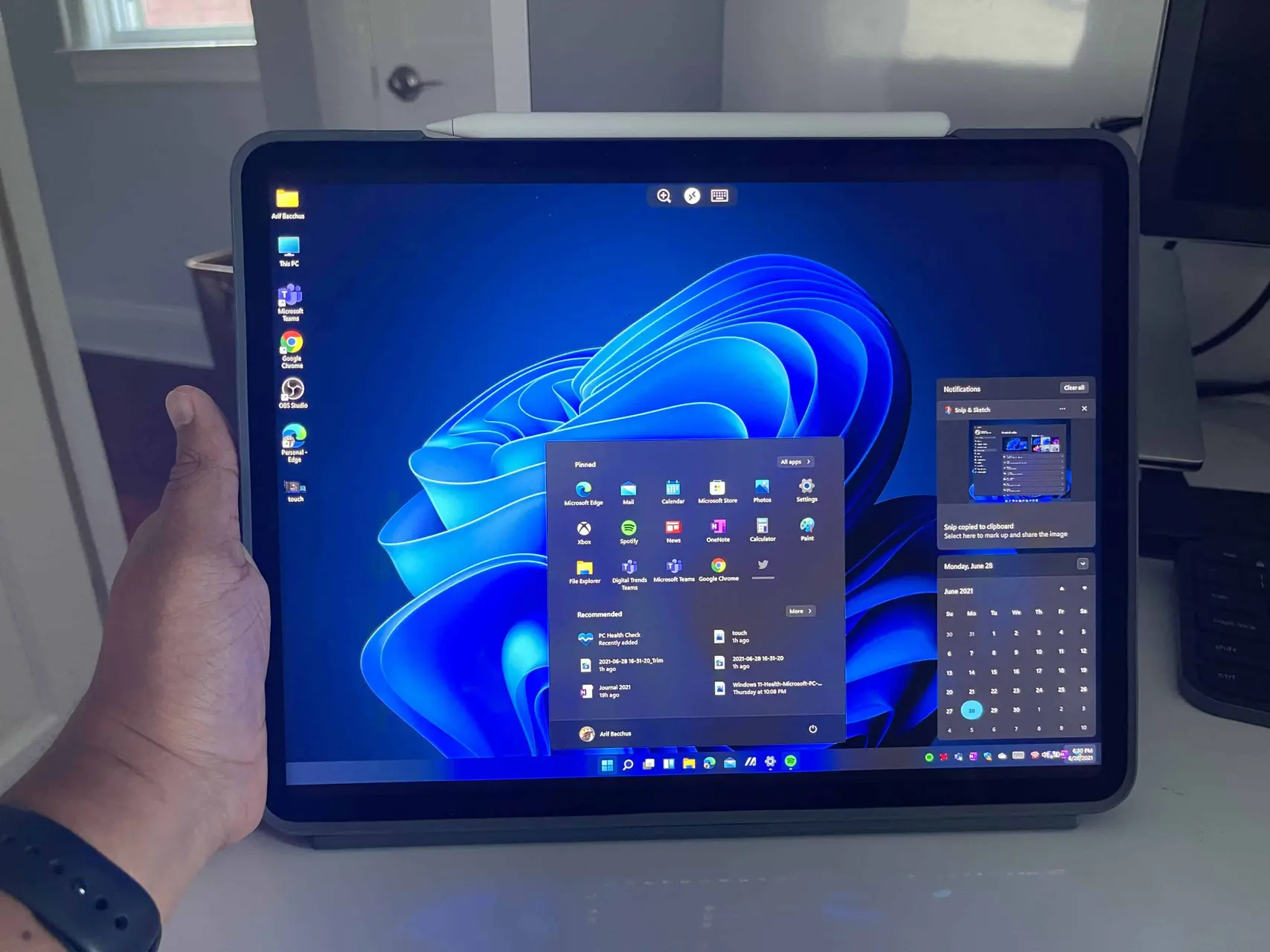 windows on ipad4