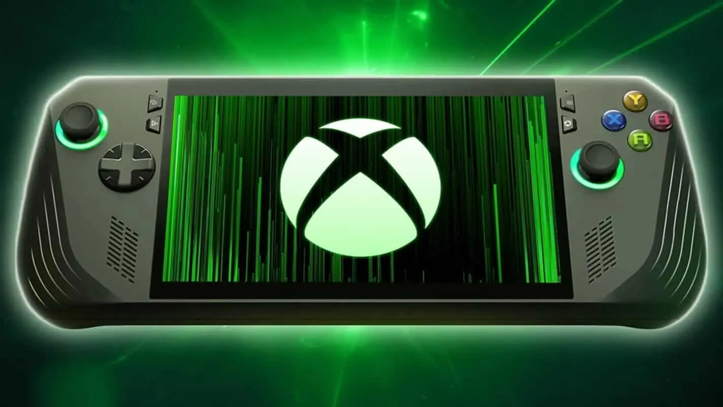 xbox handheld console mockup 3