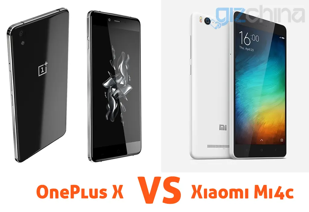 xiaomi mi4c vs oneplus x 1024
