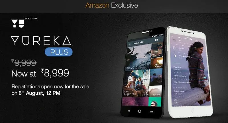 yu yureka plus price cut