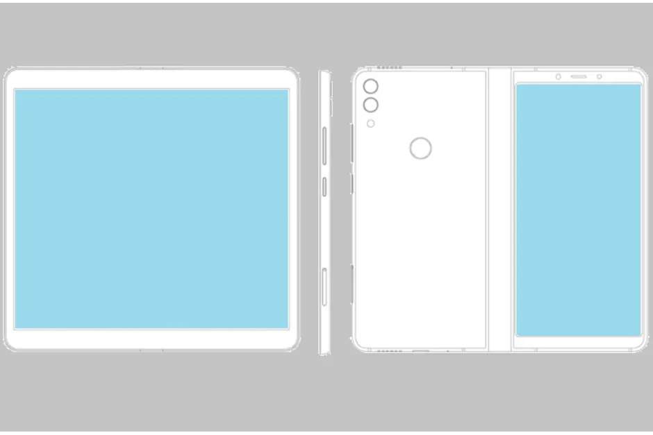 zte files patent application for folding display