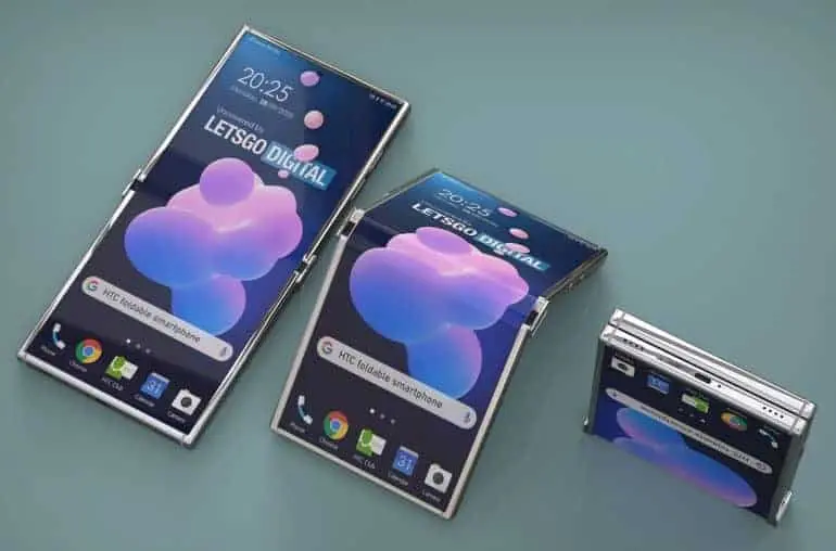htc foldable smartphone patent