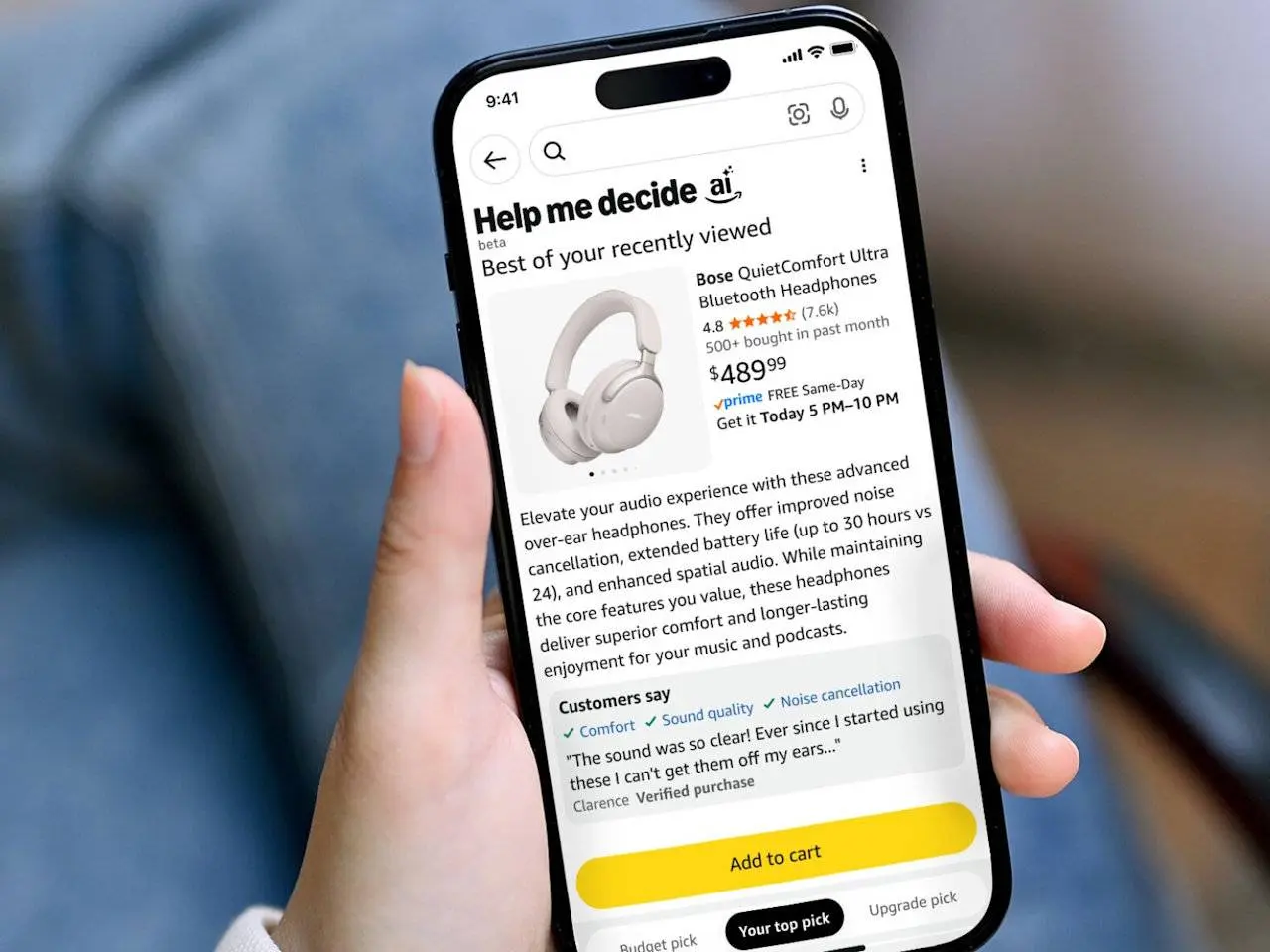 Amazon Help Me Decide AI