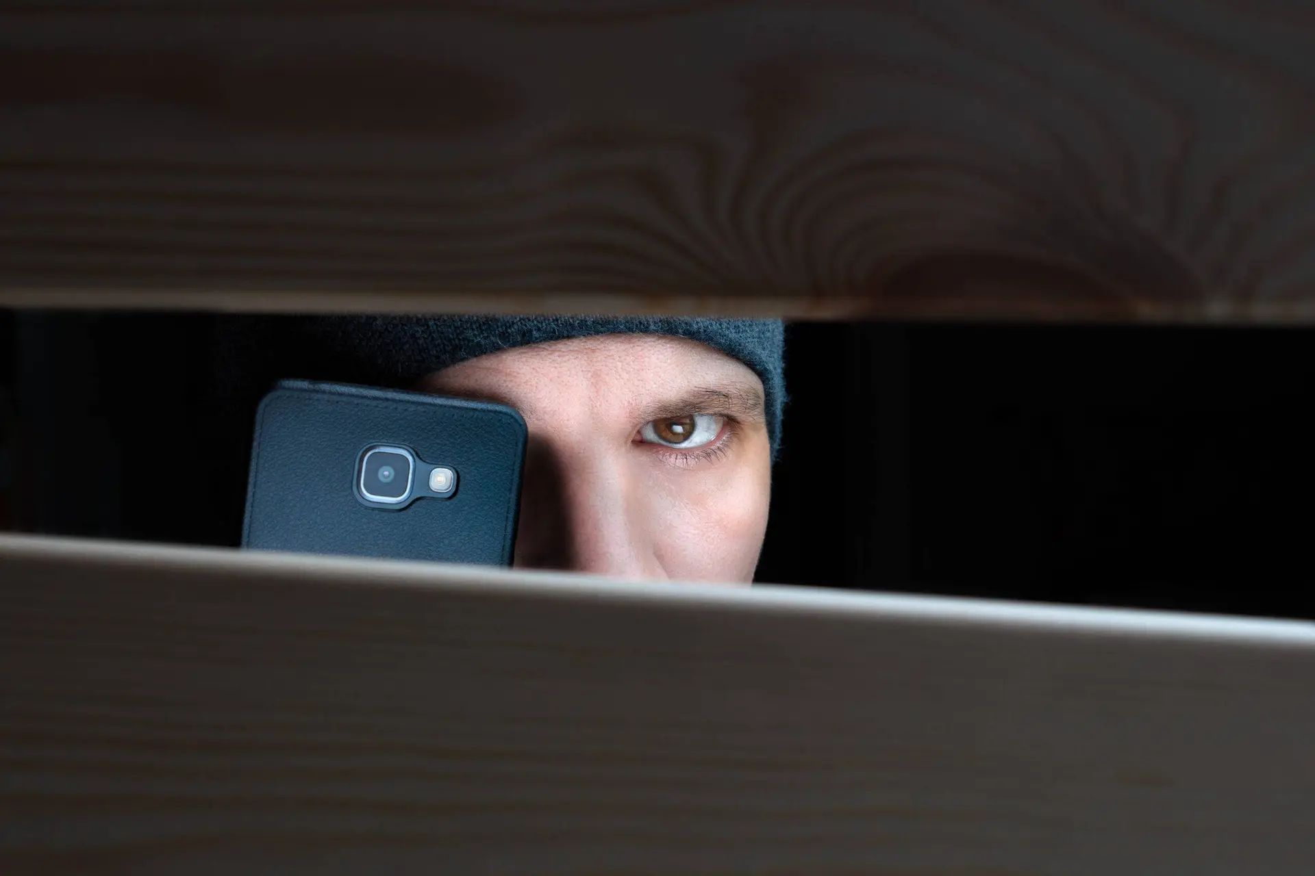 Secretly filming
