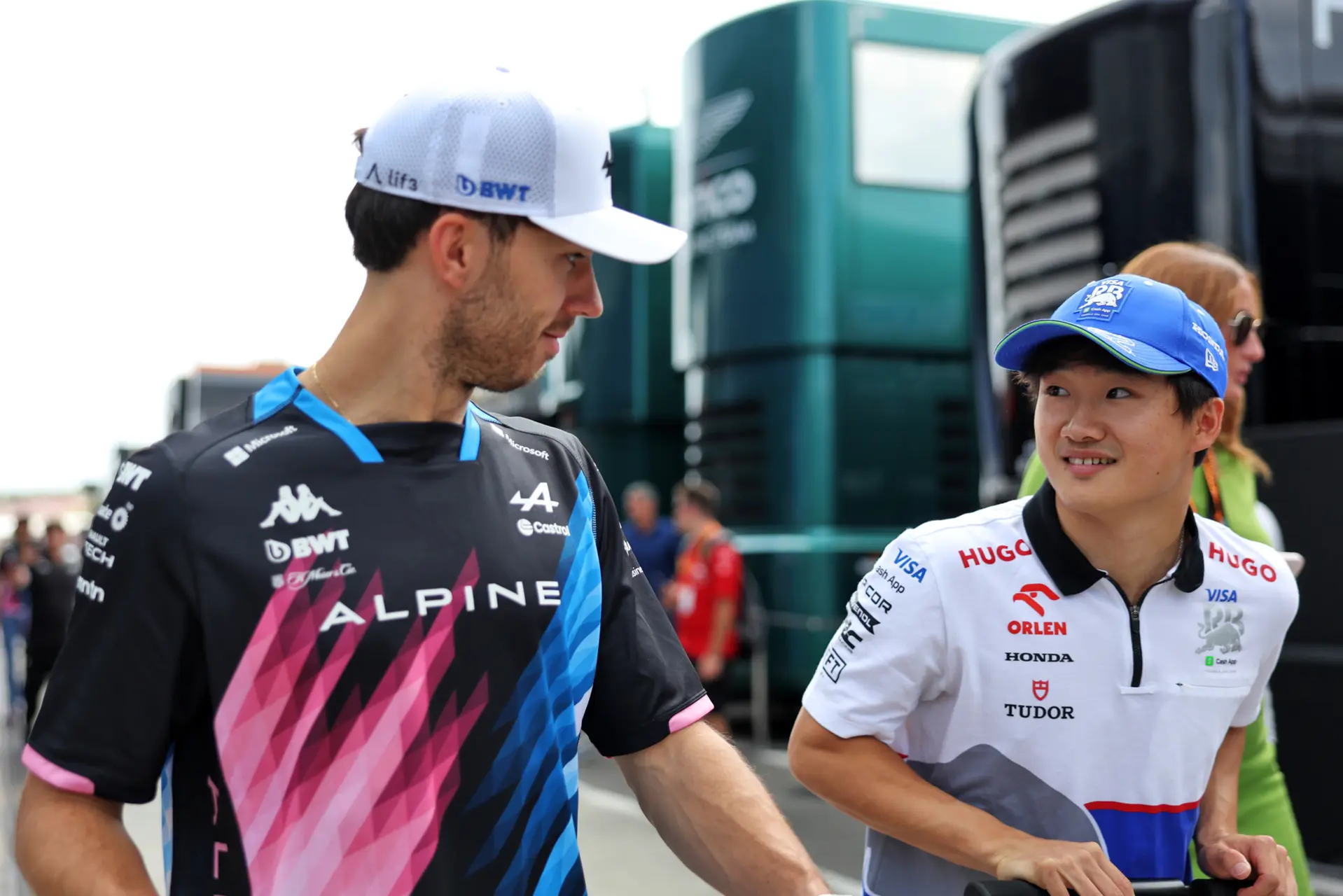 gasly with tsunoda