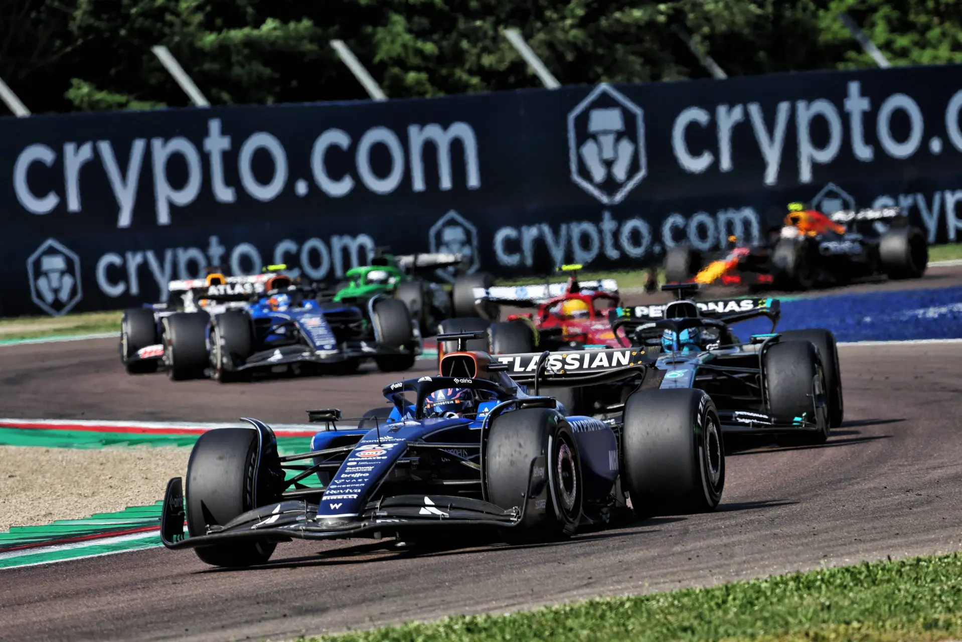 Formula 1 World Championship 2025, Round 7, Emilia Romagna Grand Prix, Autodromo Enzo e Dino Ferrari, Imola, Italy, Sunday 18 May 2025 - Alexander Albon (THA) Atlassian Williams Racing FW47.