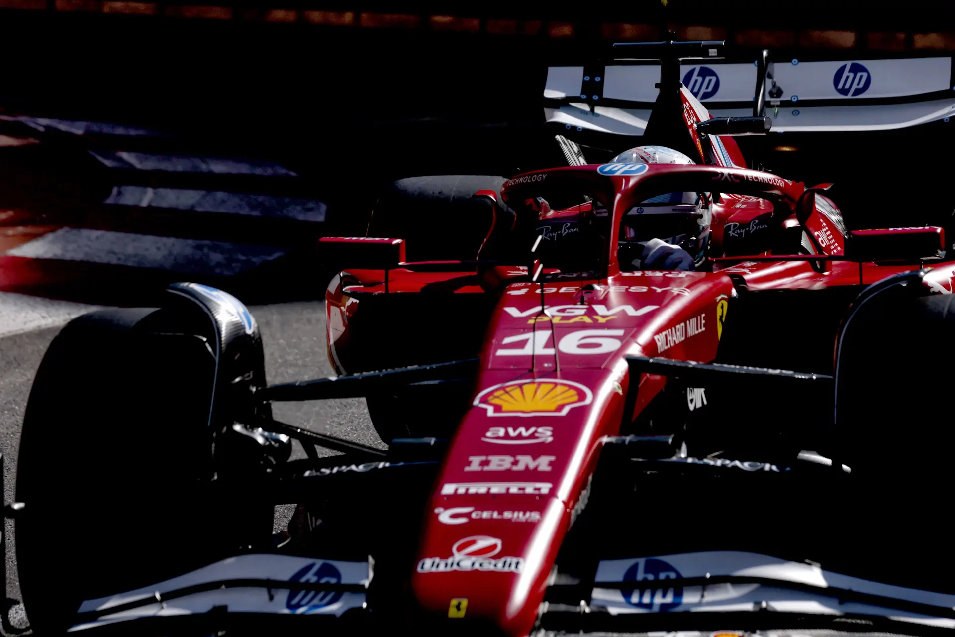 Charles Leclerc during the Monaco Grand Prix