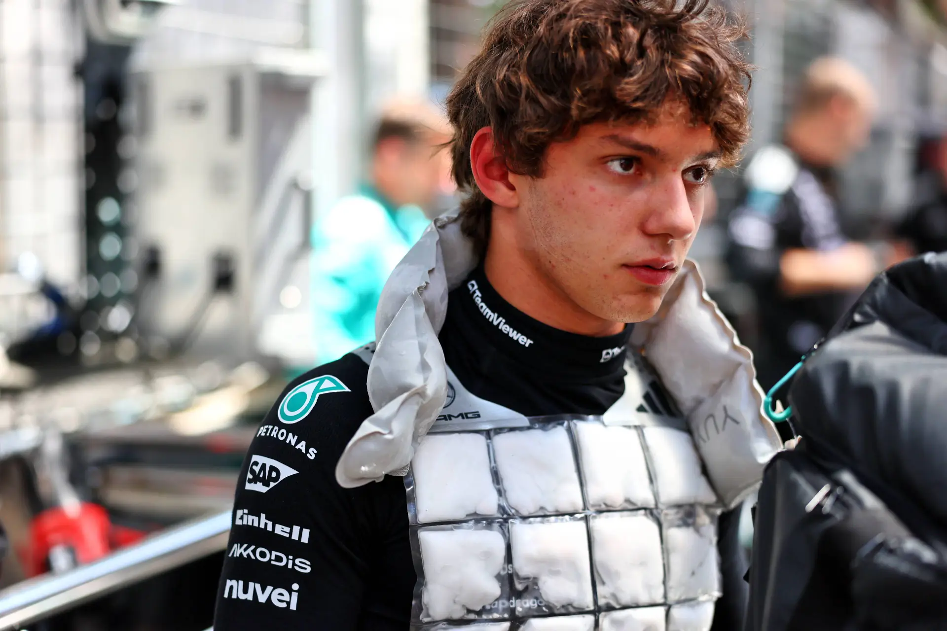 Andrea Kimi Antonelli at the Monaco Grand Prix Grid