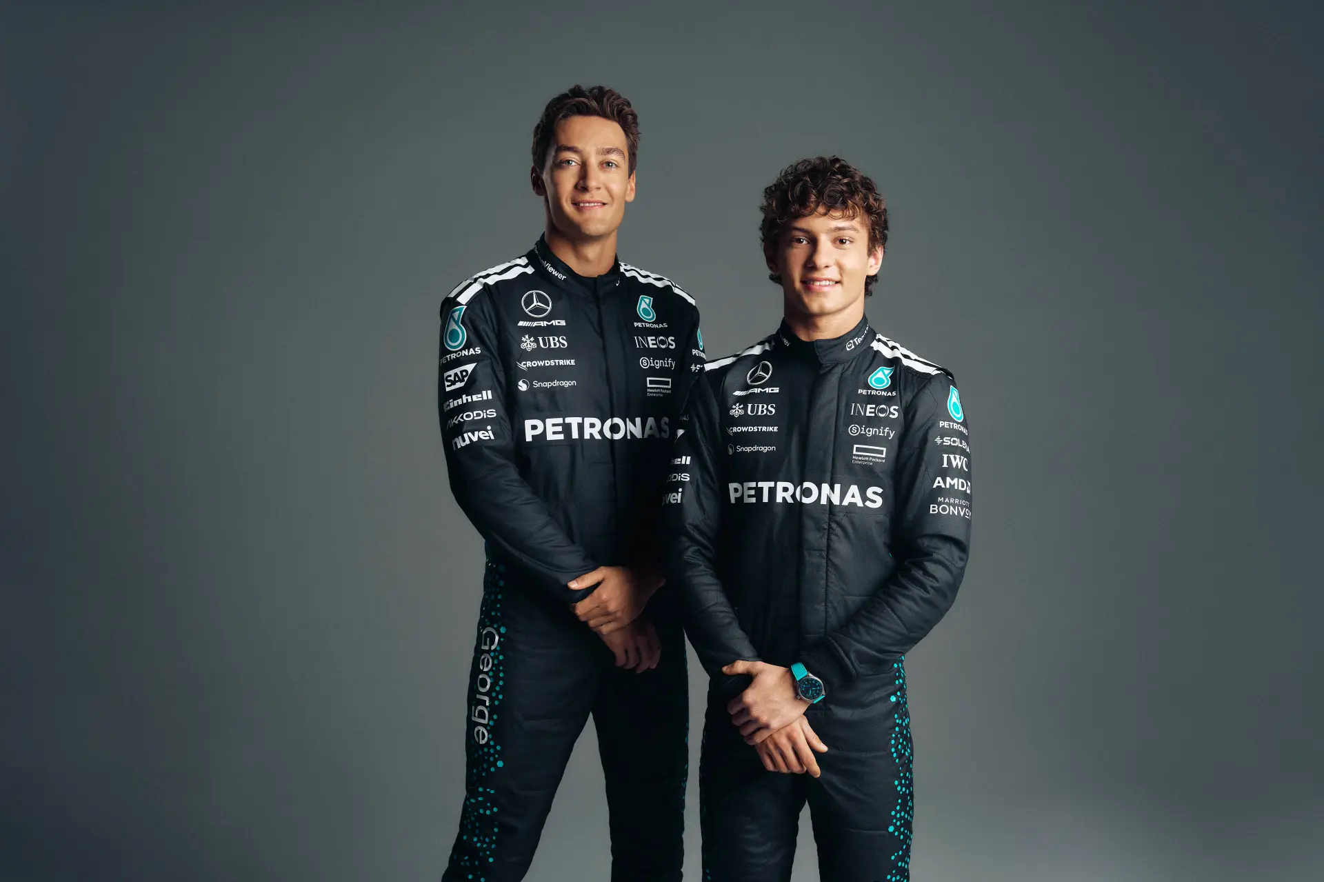 George Russell, Andrea Kimi Antonelli | Mercedes Media