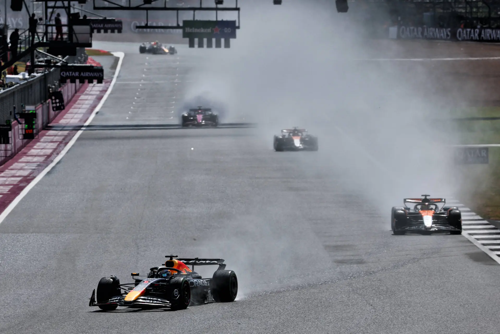 Max Verstappen at the British Grand Prix