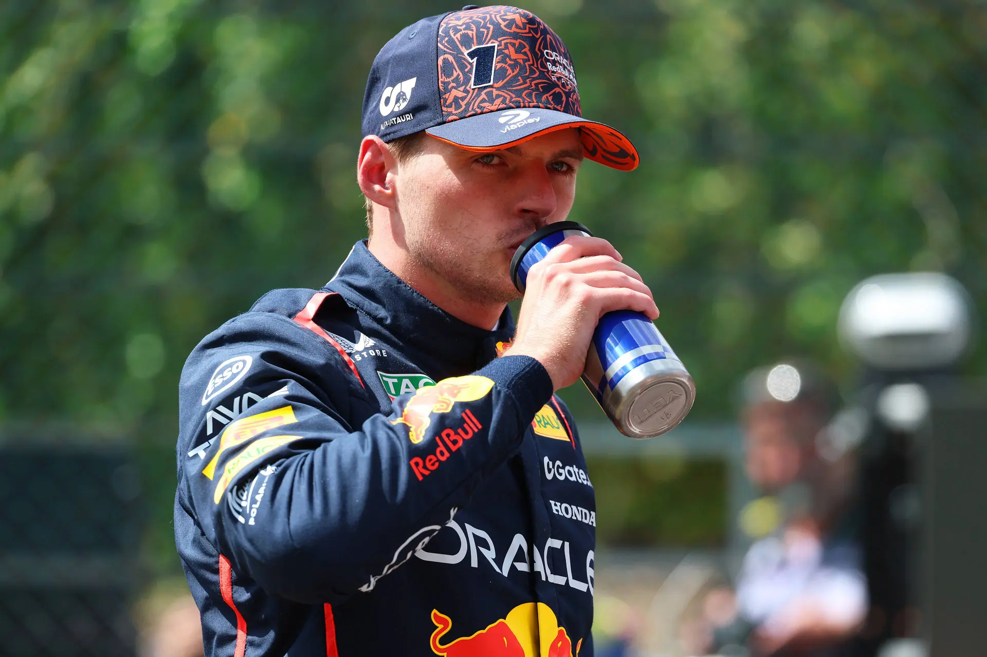 Max Verstappen after sprint victory Belgium