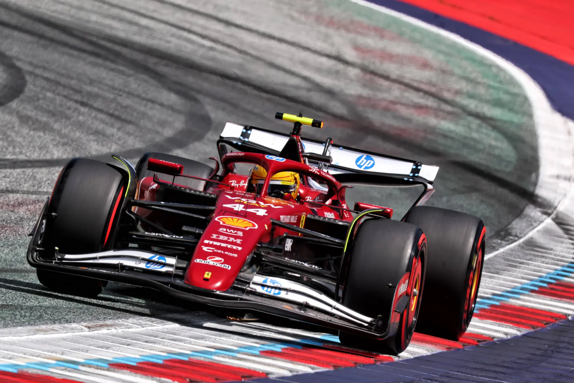 lewis hamilton in oostenrijk