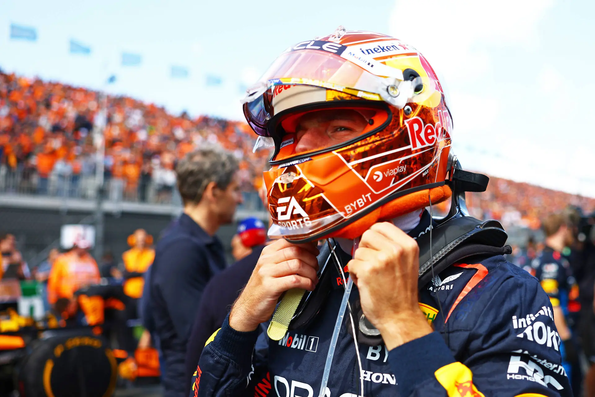Max Verstappen in Zandvoort last year - Red Bull Contentpool