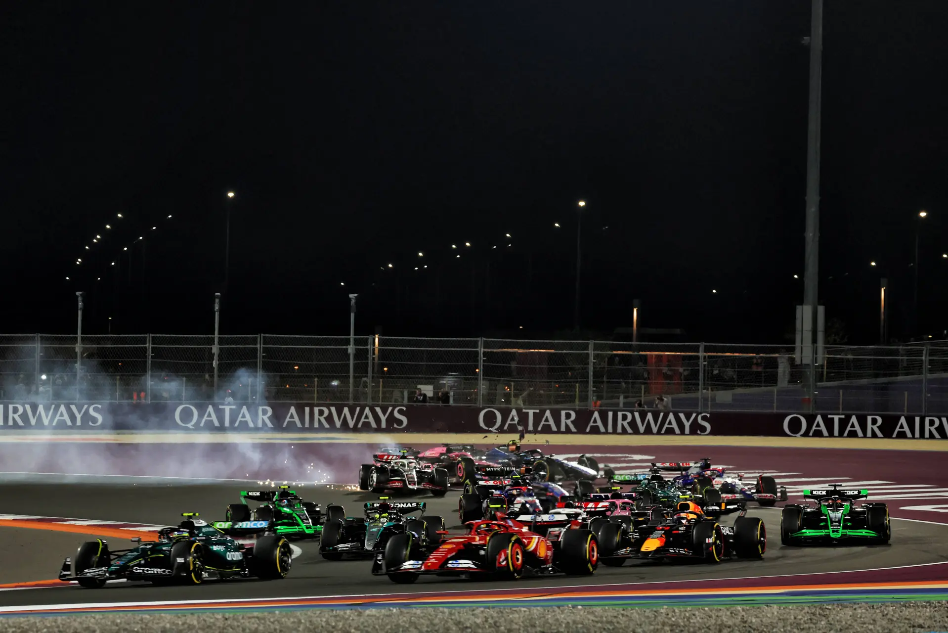 the-f1-field-races-in-qatar-2024