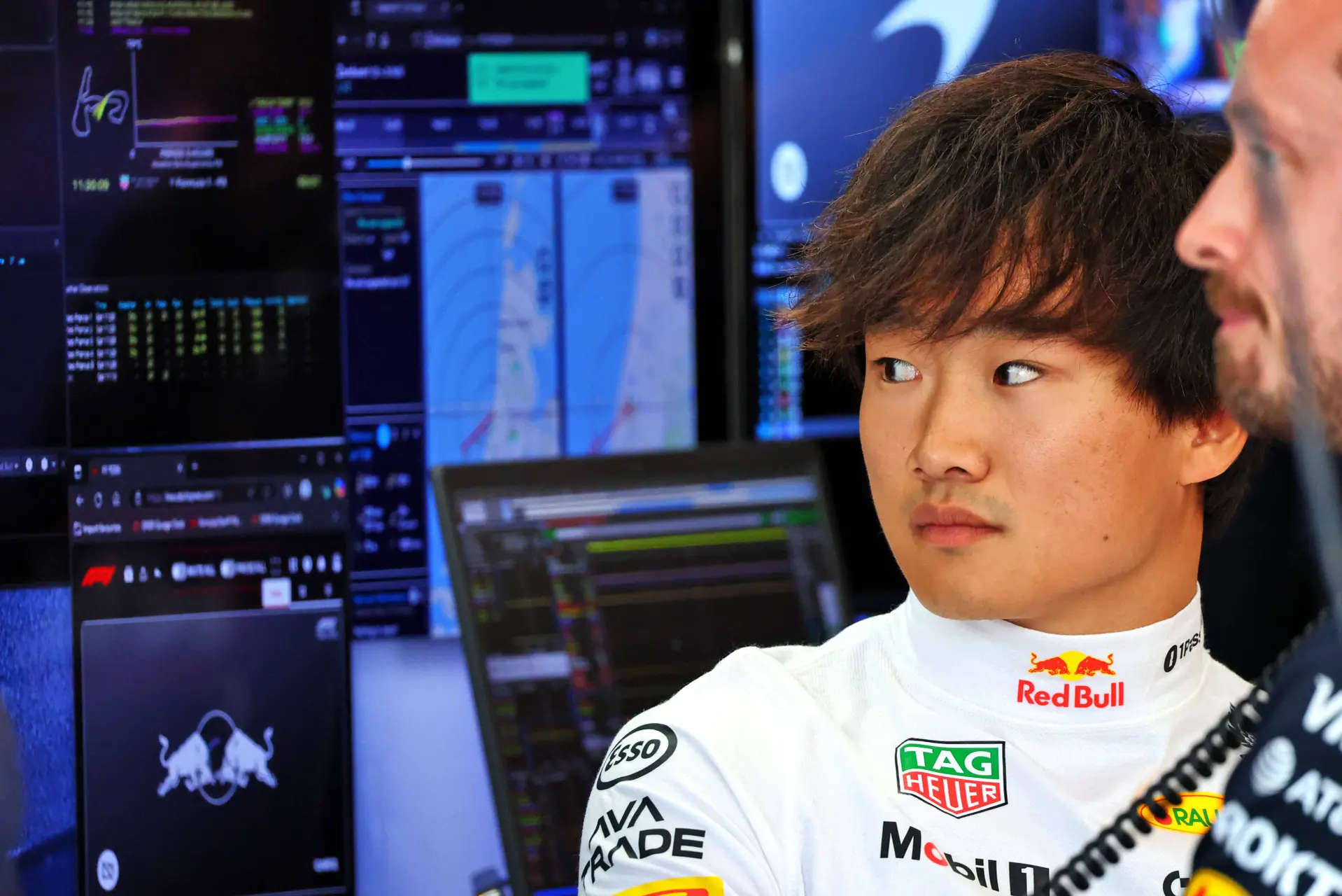 Yuki Tsunoda bij Red Bull