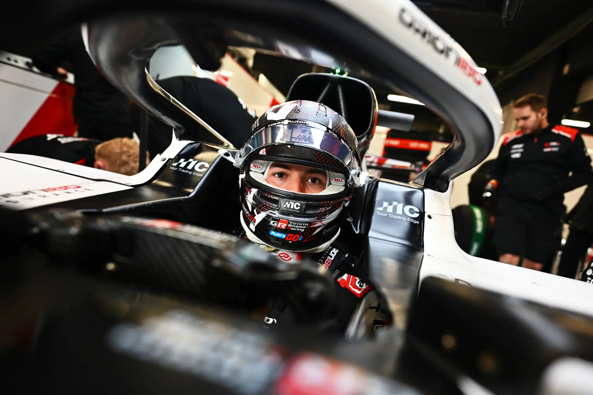 Bearman Haas shakedown helmet