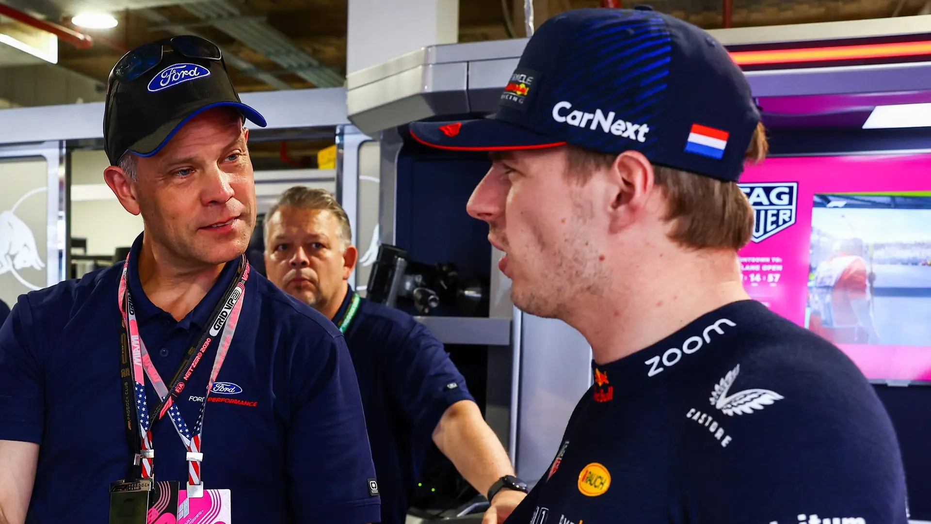 Rushbrook, Verstappen, Ford, Red Bull, F1