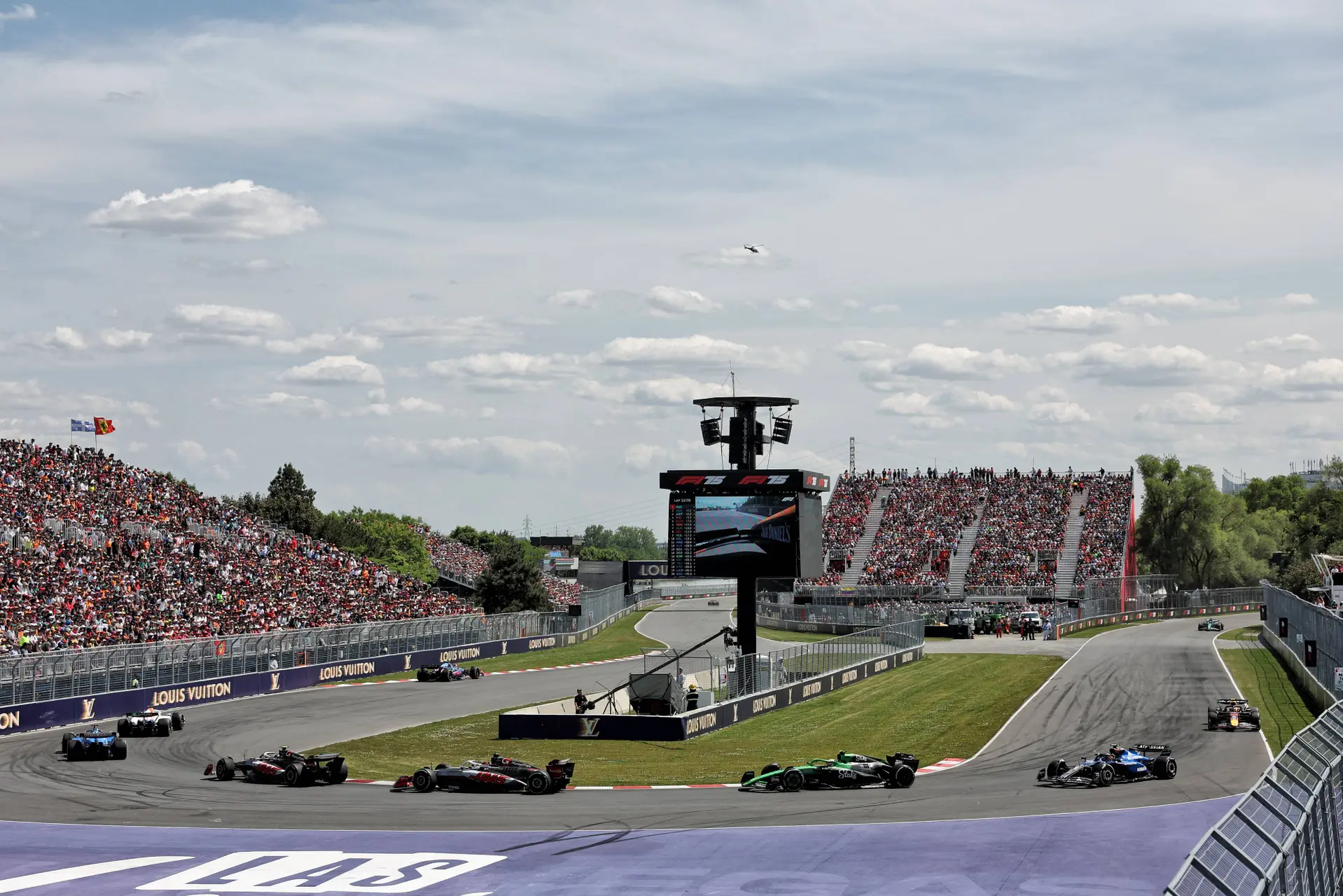 Circuit Gilles Villeneuve hairpin - Canadian GP