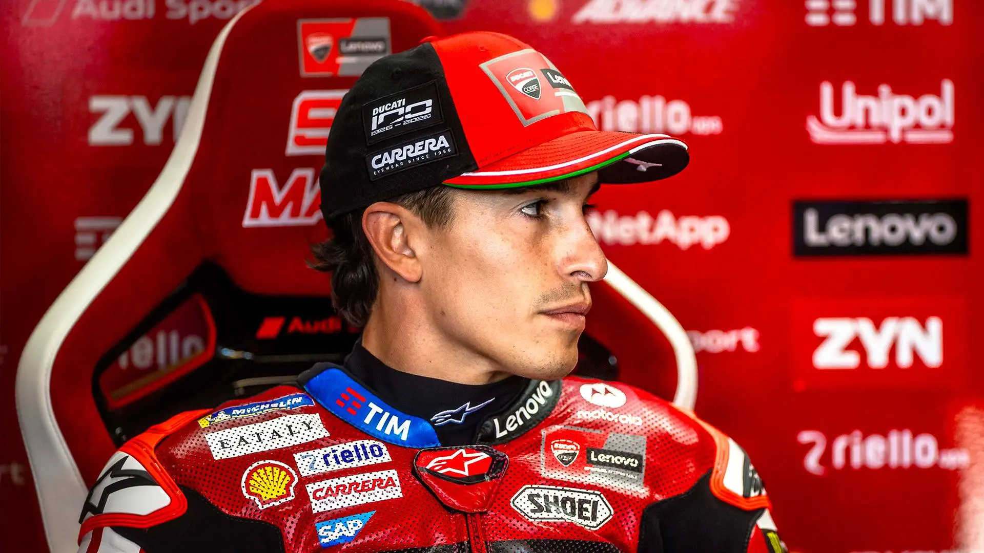 Marquez hasn't led at a circuit where he's used to doing (Credit: Ducati)