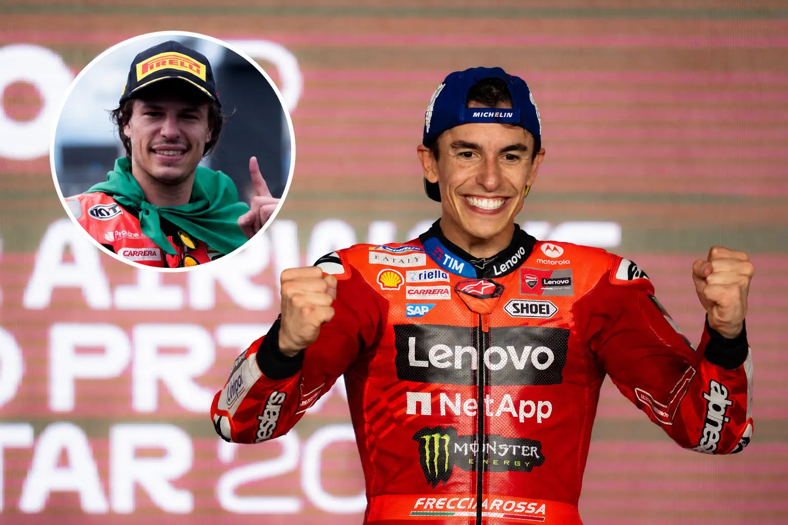 Marquez can't wait to see Bulega in MotoGP (Credit: Apex Agency)