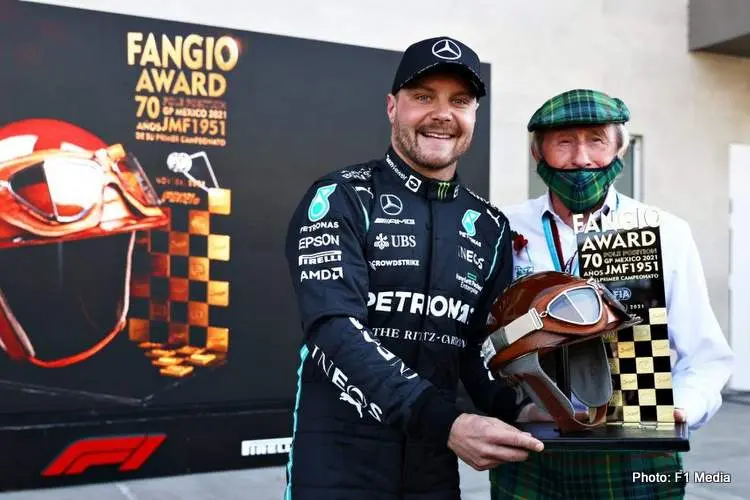 1 fangio award bottas mexico city grand prix qualifying