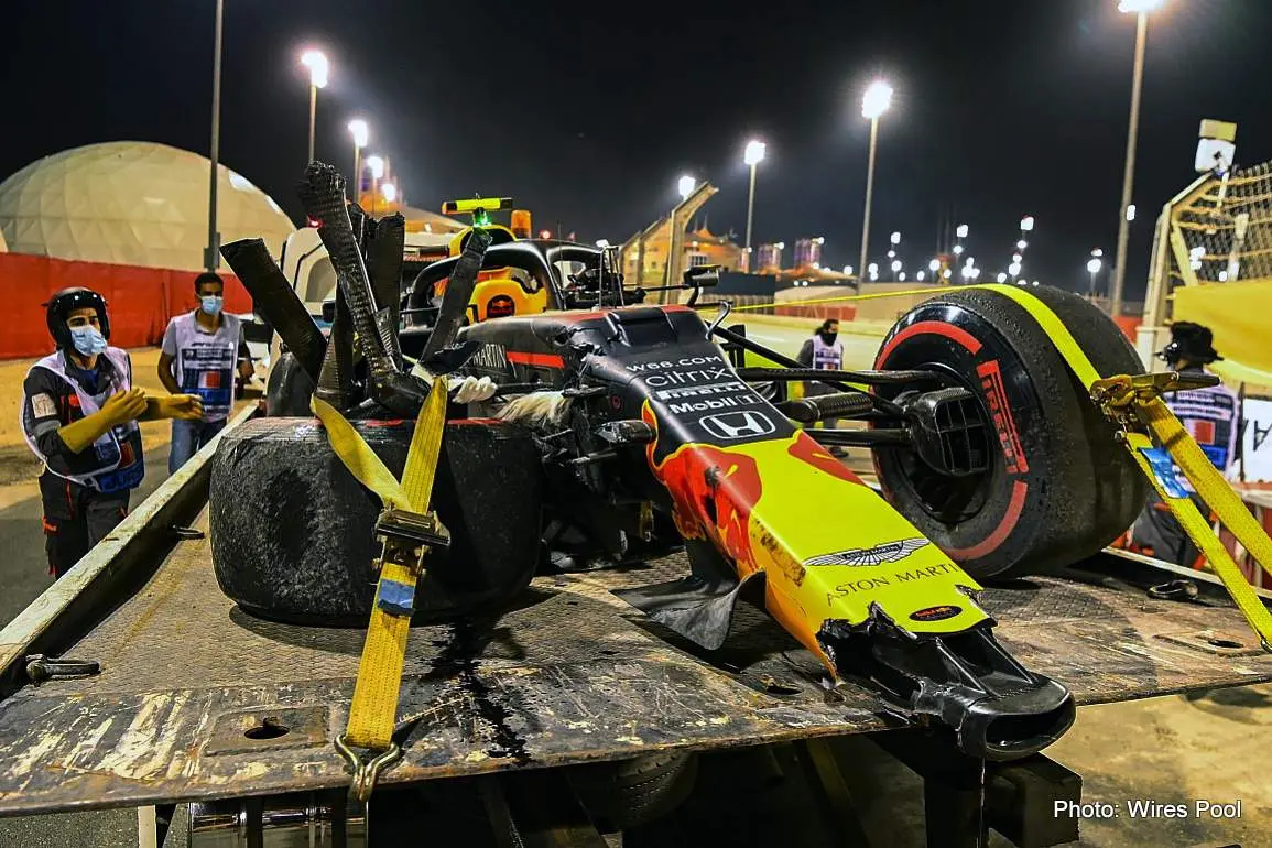 albon crash 2