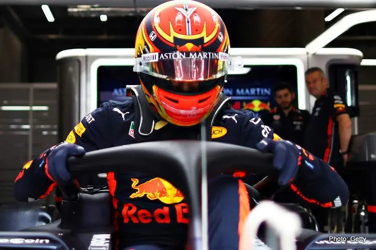 albon first red bull drive 2019 spa