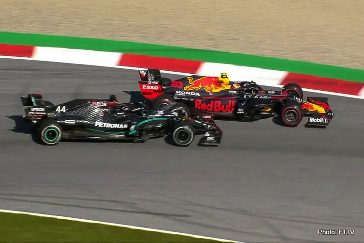 albon hamilton crash
